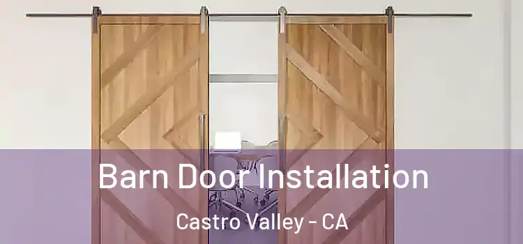 Barn Door Installation Castro Valley - CA