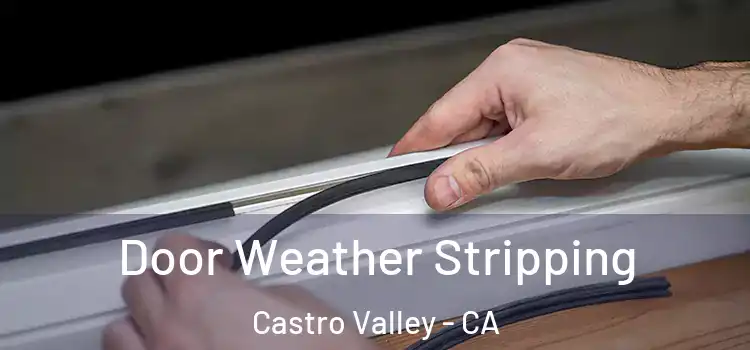 Door Weather Stripping Castro Valley - CA