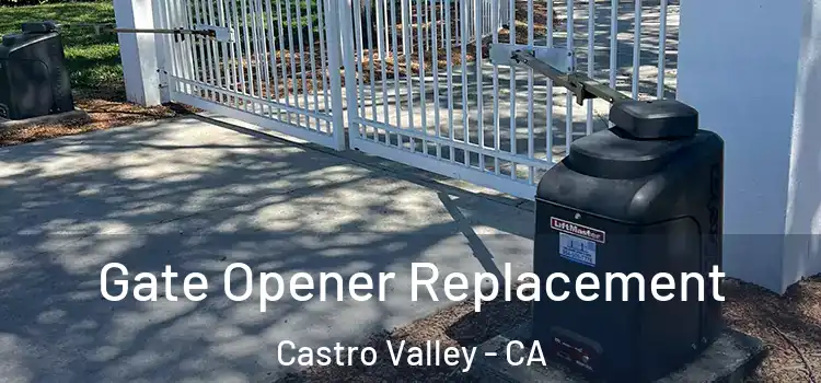 Gate Opener Replacement Castro Valley - CA