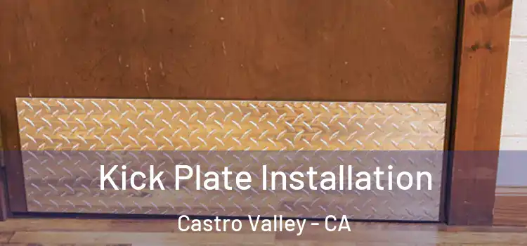 Kick Plate Installation Castro Valley - CA
