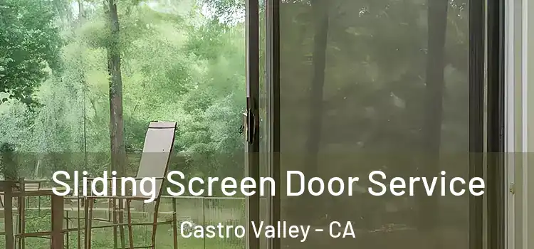 Sliding Screen Door Service Castro Valley - CA